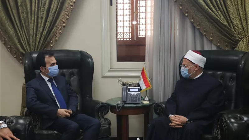 مفتي الجمهورية يستقبل وزير الأوقاف بإقليم كردستان العراق