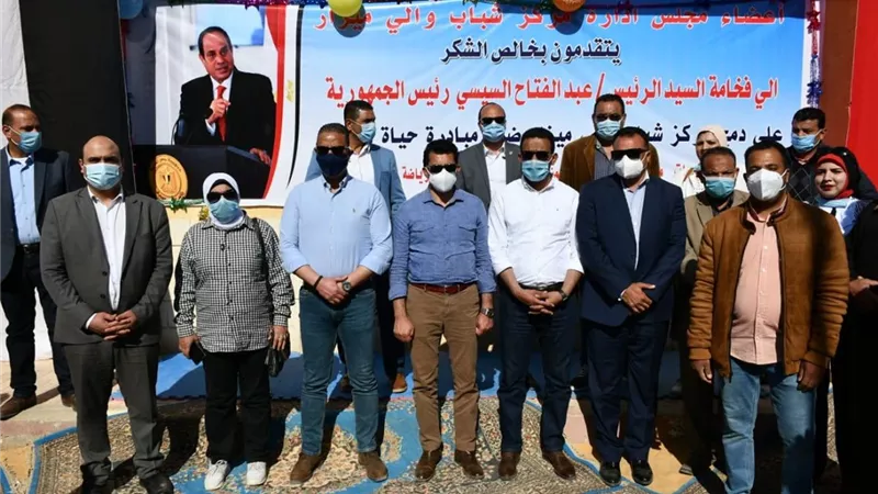 وزير الشباب ومحافظ الفيوم يفتتحان مدينة رياضية ترفيهية بمركز شباب طبهار