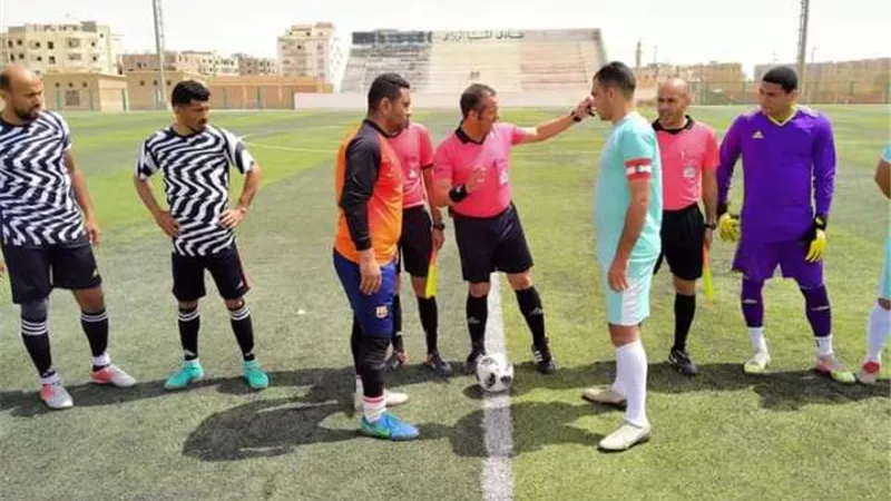 المعصرة تتأهل على حساب بطل المنوفية بضربات الجزاء الترجيحية.صور