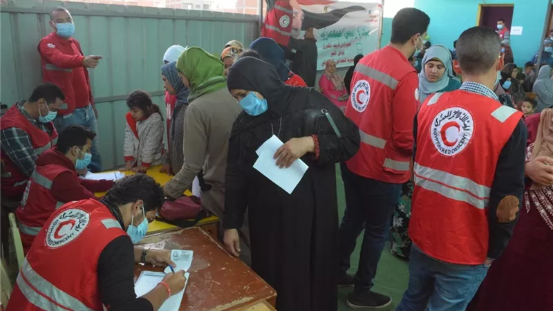 قافلة طبية متعددة التخصصات بكفر شبرا اليمن مركز زفتى-صور