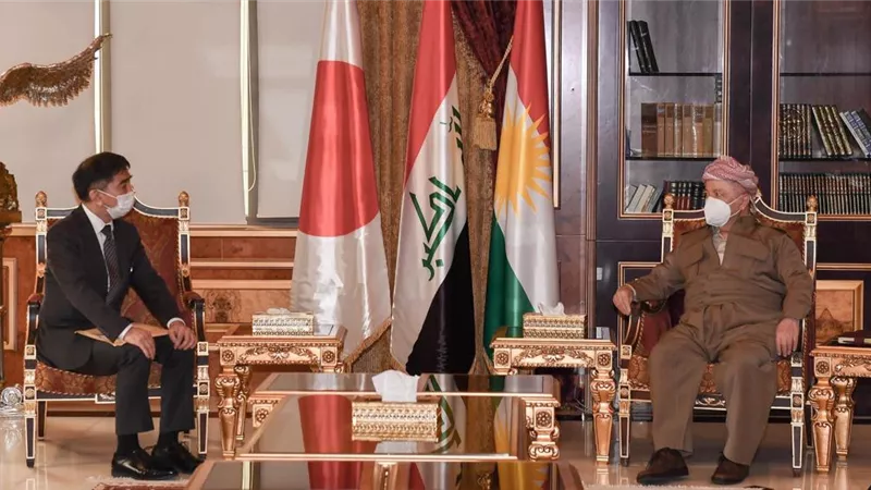 السفير الياباني لدى بغداد يبدي إعجابه بالتنمية في كردستان