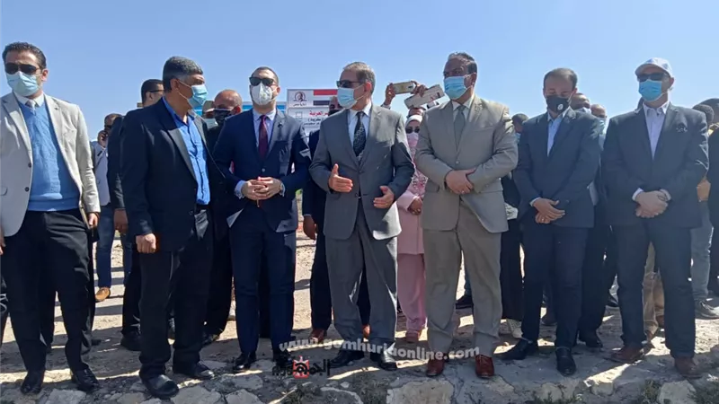 محافظ كفرالشيخ يتفقد قرية السيد من البدوي بمركز ومدينة مطوبس ضمن قرى مبادرة حياة كريمة
