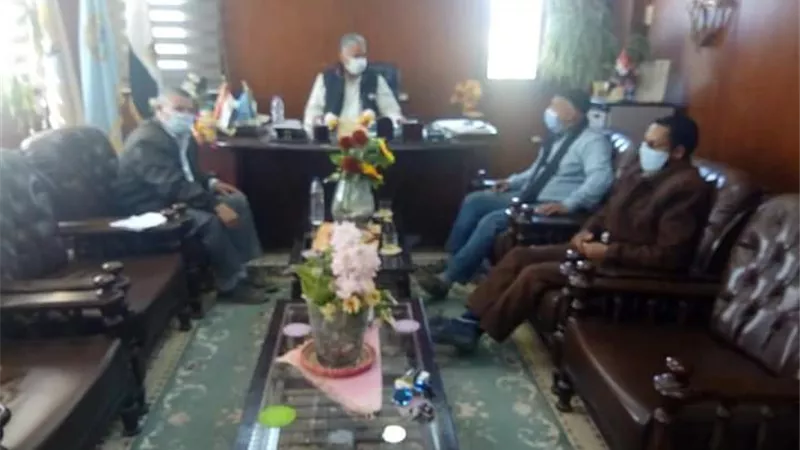رئيس مركز ومدينة سيوة يلتقى مدير المعمل المركزى لأبحاث وتطوير نخيل البلح