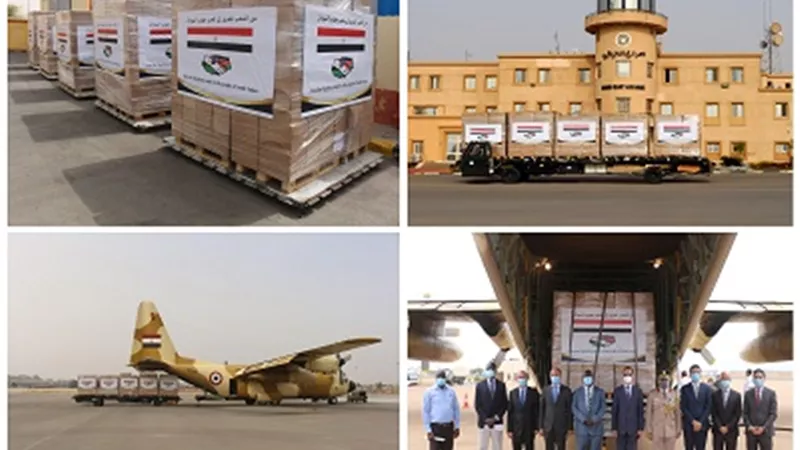 مصر ترسل مساعدات طبية للأشقاء فى جمهورية جنوب السودان واليمن الشقيق