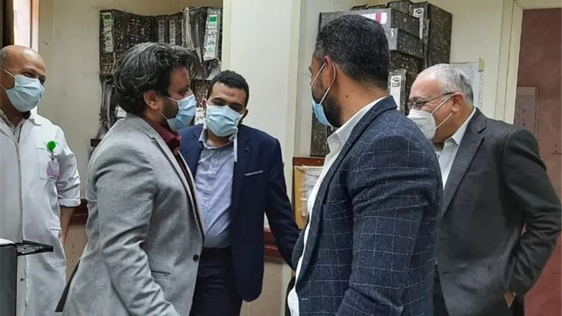 جولة تفقديةلمدير التأمين الصحى الجديد ببنى سويف