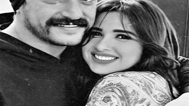 إطلالة رومانسية للفنانة ياسمين عبدالعزيز برفقة احمد العوضى ..شاهد
