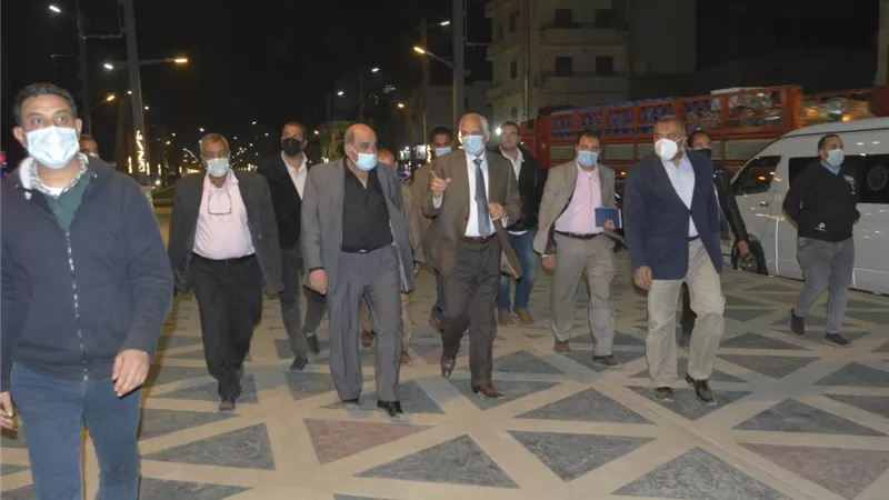 محافظ الجيزة يتابع نسب تنفيذ الاعمال بكوبري ترسا وكورنيش المريوطية