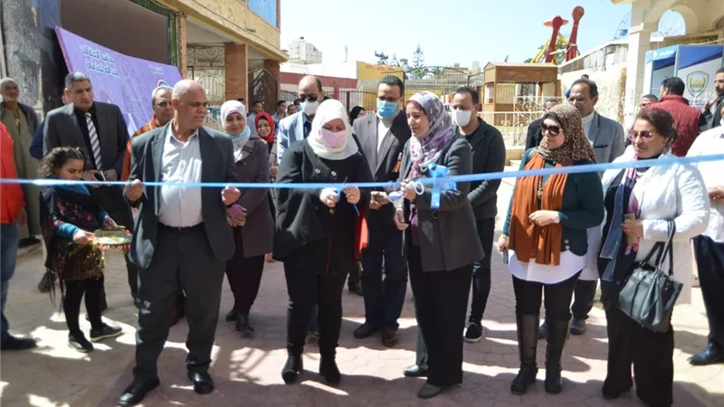 إفتتاح المعرض التاسع لعرض وبيع منتجات الشباب أصحاب المنتجات الصغيرة والحرف اليدوية