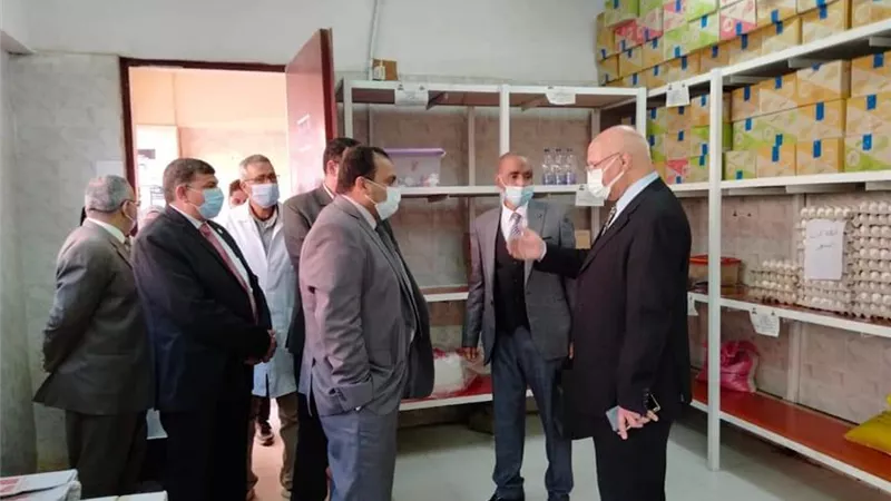فريق تقييم الجودة الإدارية يتفقد المدن الجامعية ببنها