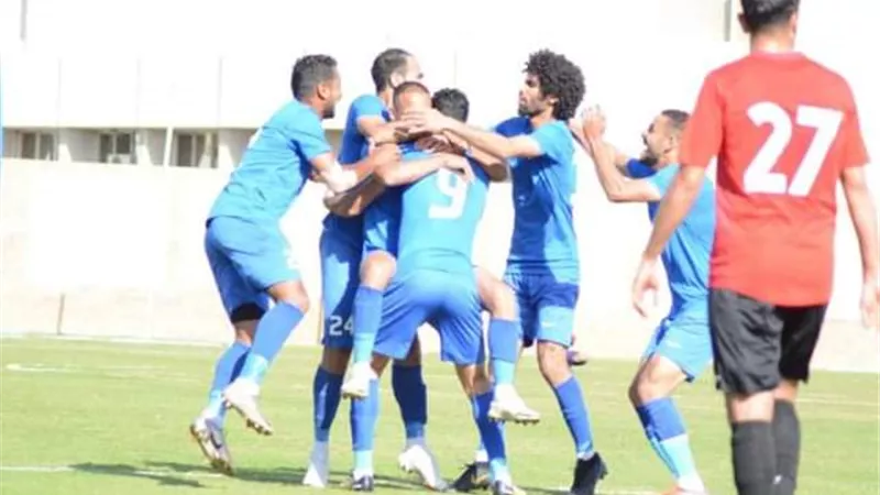 القناة يفوز على جمهورية شبين بهدف نظيف في دوري الممتاز ب.صور