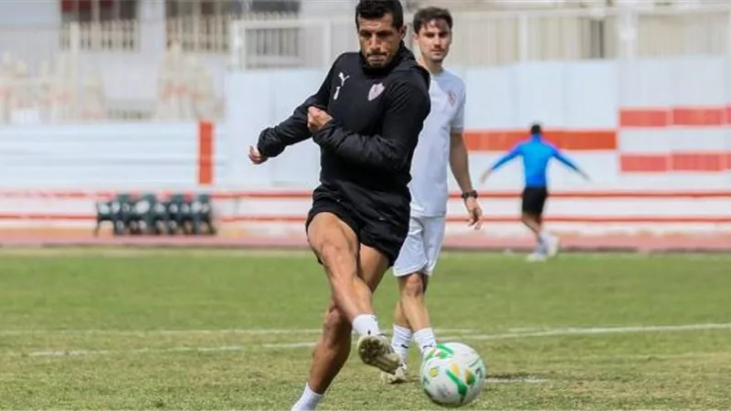 تدريبات منفردة لحامد وزيزو بالزمالك