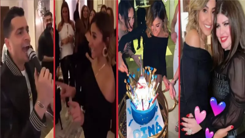 دينا الشربينى ترقص على اغنية 