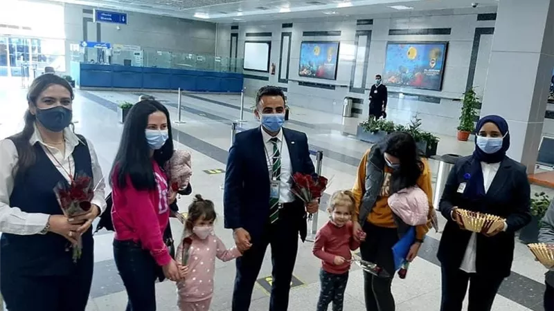 مطار الغردقة يستقبل اولي الرحلات السياحية القادمة من أوكرانيا