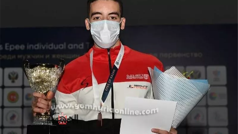 برونزية كأس العالم لسيف المبارزة للبطل المصرى أحمد السيد