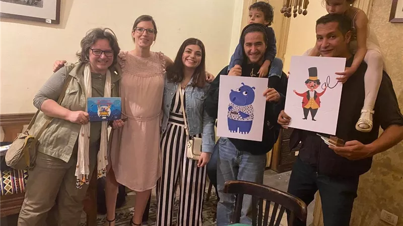 الكاتبة الألمانية كريستين يانكوفسكي تطلق كتاب الاطفال 