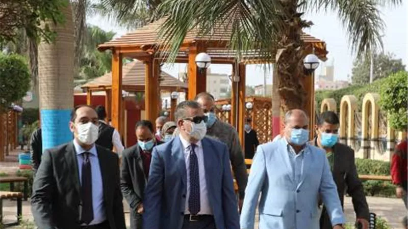 محافـظ المنوفية يتفقد تطوير حديقة الطفل والورد بأشمون استعدادا لاستقبال المواطنين..صور