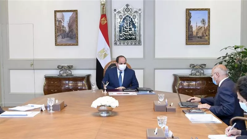 السيسي يستعرض 