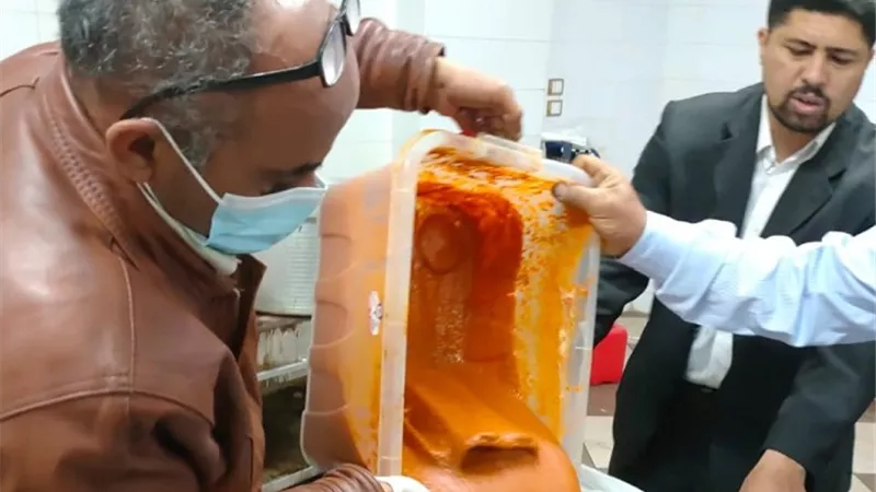 إعدام 300 كيلو مواد غذائية فى حملة صحية بالمنصورة