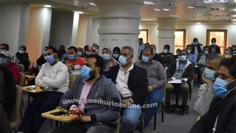 ورشة عمل للمشاركين في حملة تطعيمات شلل لاطفال بمديرية الصحة بمطروح