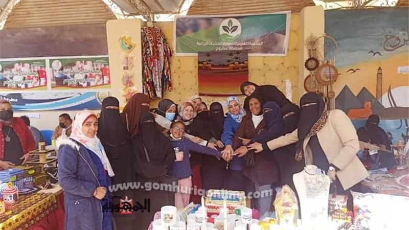 افتتاح معرض الجمعيه التعاونيه لتسويق المنتجات الزراعية بمحافظة مطروح بمناسبة شهر رمضان