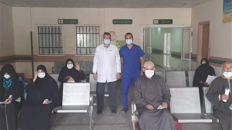 تعافى و خروج ٨ حالات كورونا من مستشفى قفط التعليمى