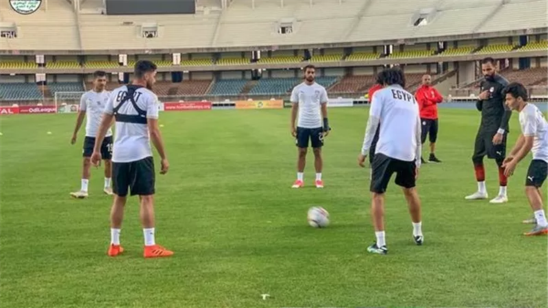 منتخب مصر يختتم تدريباته استعدادًا لمواجهة كينيا