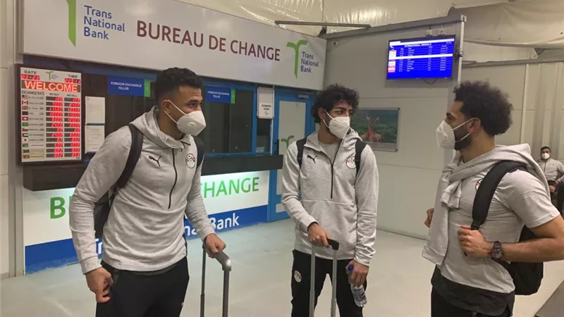 وصول بعثة منتخب مصر لمطار القاهرة قادمة من نيروبي