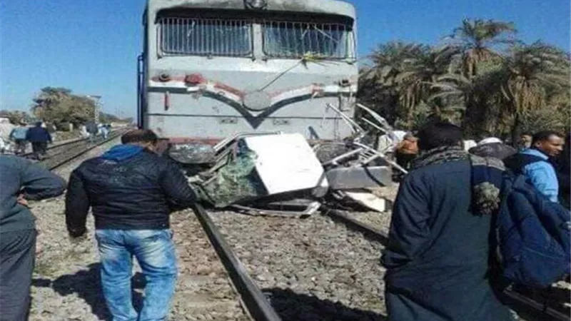 الصحة: وفاة ٣٢ مواطناً وإصابة ٦٦ آخرين في حادث قطاري سوهاج