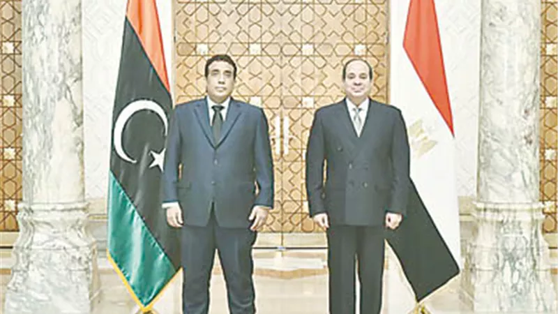دعم مصر الكامل والمطلق للسلطة التنفيذية الجديدة في ليبيا