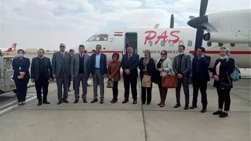 أعضاء مجلس النواب طاروا لمطار برج العرب على طائرة PAS
