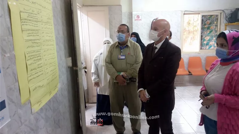 مسعود يستكمل جولته لمتابعة التطعيم ضد شلل الأطفال بمدينتى ديرب نجم والقنايات