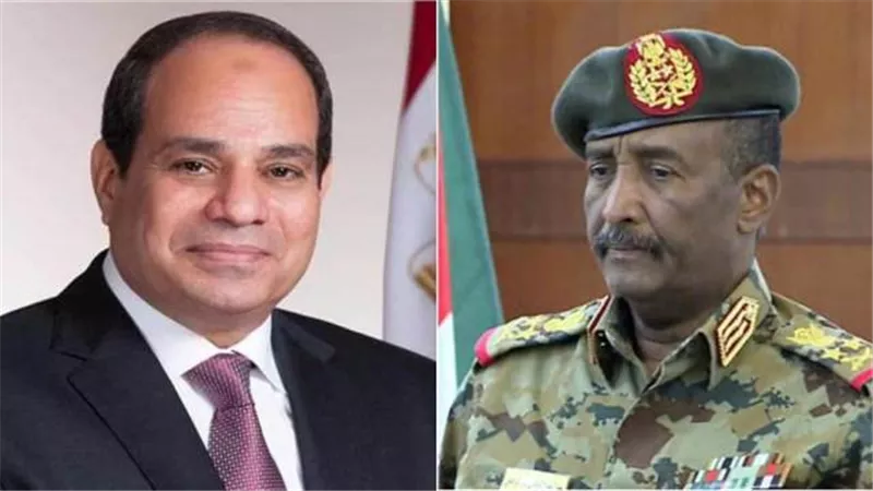 البرهان يعزى السيسى فى ضحايا حادث قطارى سوهاج