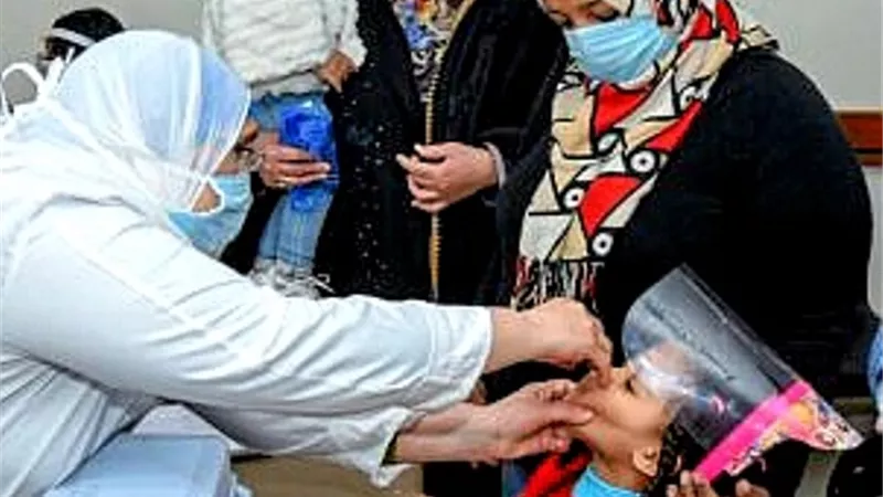 وكيل الصحة ٦٠ ٪ تلقو التطعيمات ضد شلل الأطفال بالوادى الجديد