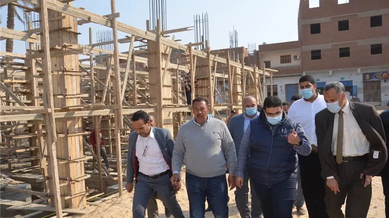 نائب محافظ بنى سويف يتفقد مشروعات المبادرة الرئاسية 