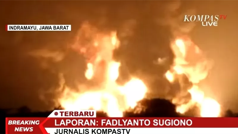 حريق ضخم بمصفاة نفط بإندونيسيا يسفر عن إصابة 5 أشخاص