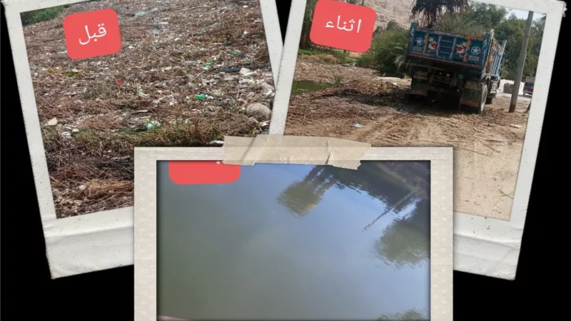حملات لتطهير الترع والمصارف فى أسيوط