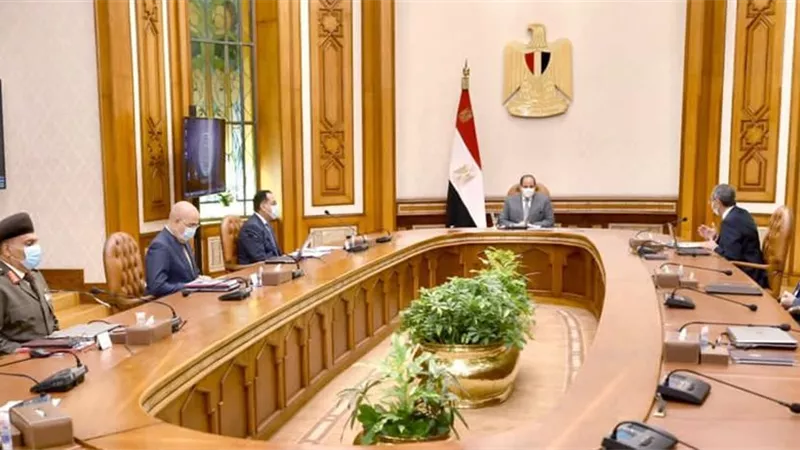 السيسي يؤكد على اهمية الأمن السيبراني للبنية التحتية المعلوماتية بالعاصمة الإدارية الجديدة