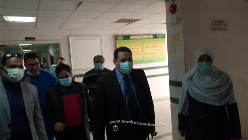 وكيل وزارة الصحة بالمنوفية يتفقد سير العمل بمستشفى السادات المركزي
