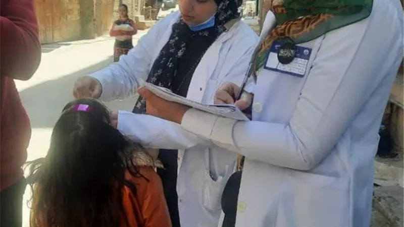 تواصل فعاليات التطعيم ضد شلل الأطفال بدمياط