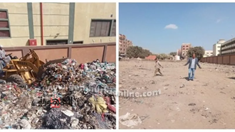 نقل مقلب القمامة من سمادون إلى كفر داود والأهالى يشيدون بالمبادرة الرئاسية