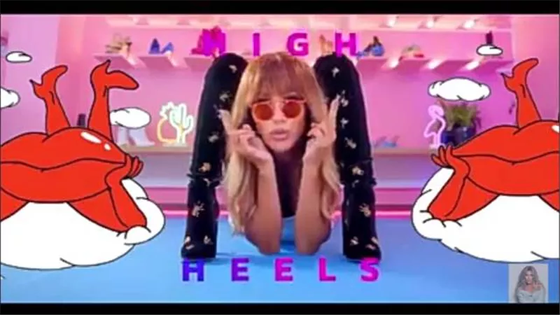 نظارة مايا دياب فى كليب 