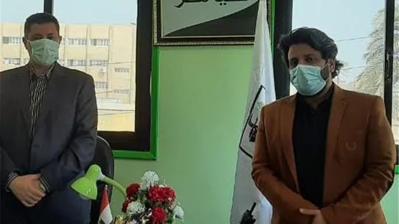 رئيس فرع التأمين الصحى فى جوله على عيادتى سمسطا واهناسيا