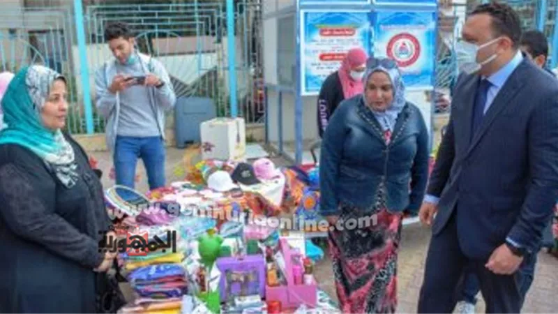 افتتاح معرض المنتجات والمشغولات اليدوية بمشاركة الجمعيات الأهلية فى الدقهلية