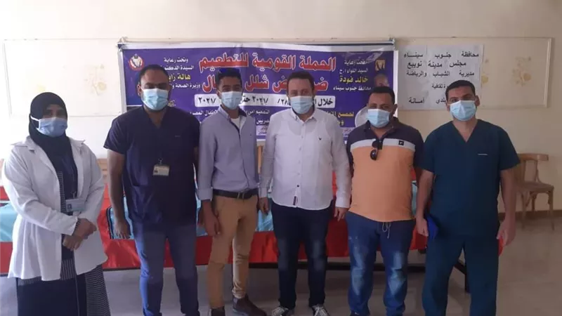 مد العمل بالحملة القومية للتطعيم ضد مرض شلل الأطفال يومين بجنوب سيناء