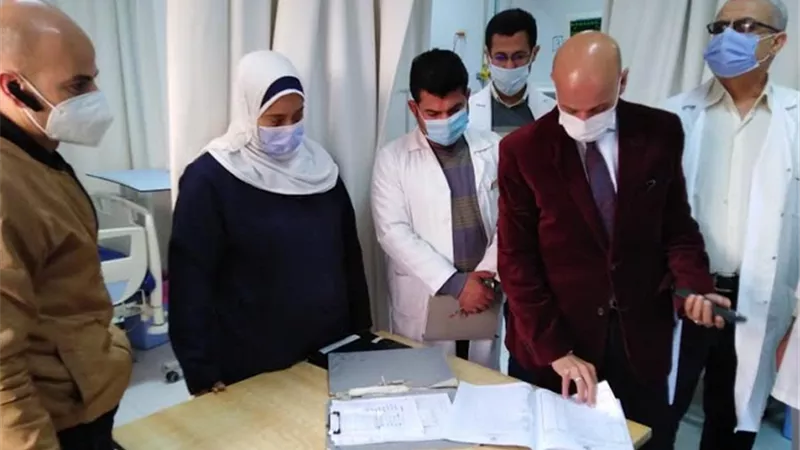 مرور مفاجئ لوكيل وزارة الصحة علي مستشفي الحسينية المركزى
