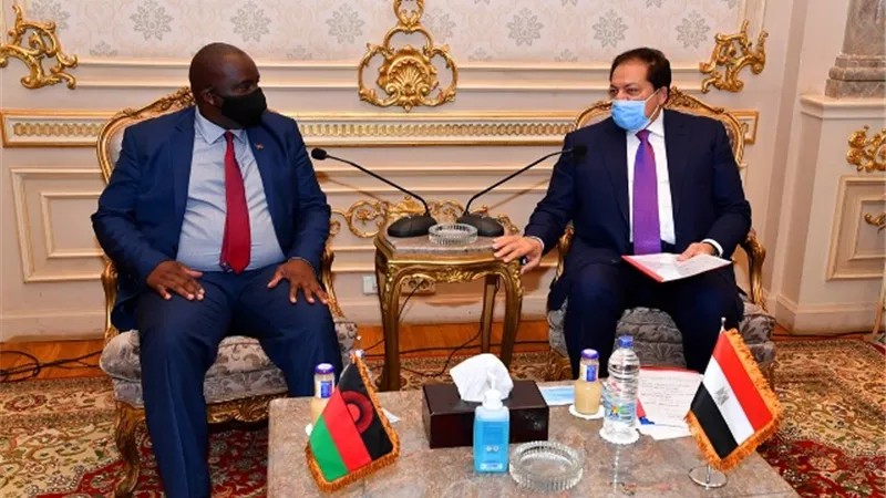 وكيل مجلس النواب يستقبل النائب الأول لرئيس برلمان مالاوى والوفد المرافق له