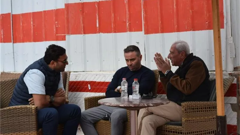 حازم إمام وميدو فى مران الزمالك.. شاهد