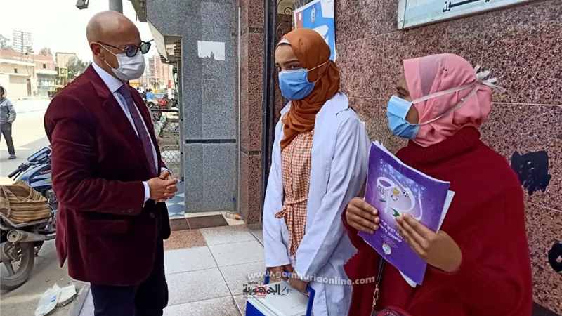مسعود يتابع أعمال التطعيم ضد شلل الأطفال في اليوم الأخير لها بأبوكبير وفاقوس