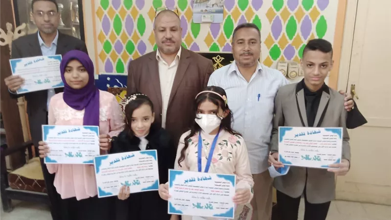 ادارة تعليم قوص تفوز ب5 مراكز أولى بالمشروع الوطني للقراءة علي مستوى المحافظة
