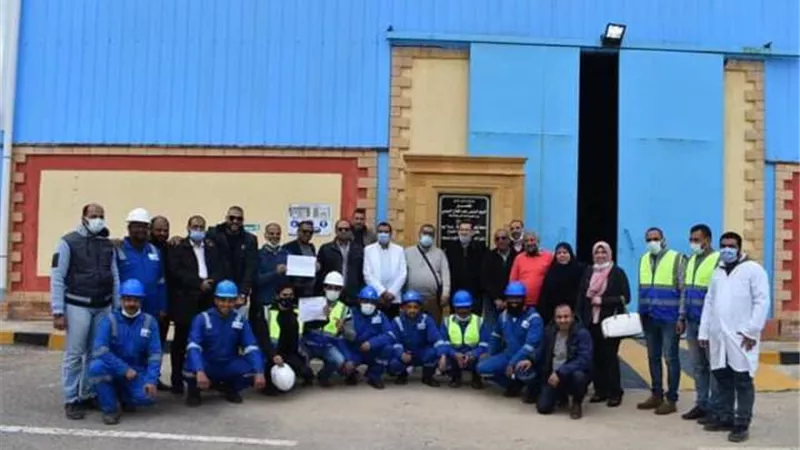 اجتياز محطة تحلية مياه البحر الرميلة وكليوبترا بمطروح على شهادة التقييم بنجاح